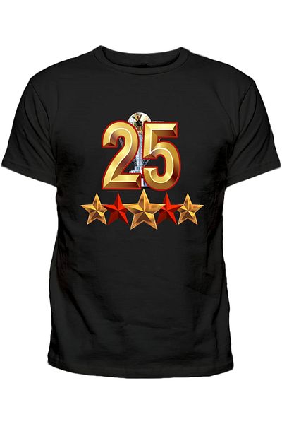 Efendioğlu Design Mug under 25 5 Star Printed Cotton Children's Tee