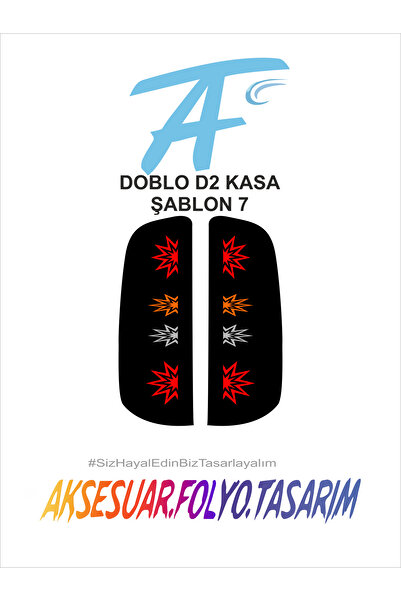 aksesuar folyo tasarım فيات دوبلو D2 توقف احباط