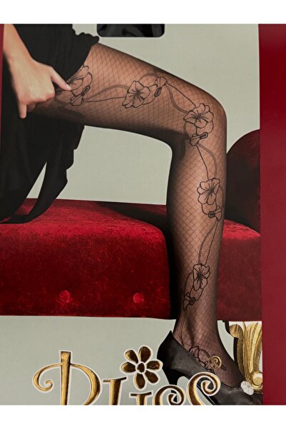 Raysoré 20 Den Desenli Külotlu Çorap - Desenli Kilotlu Çorap