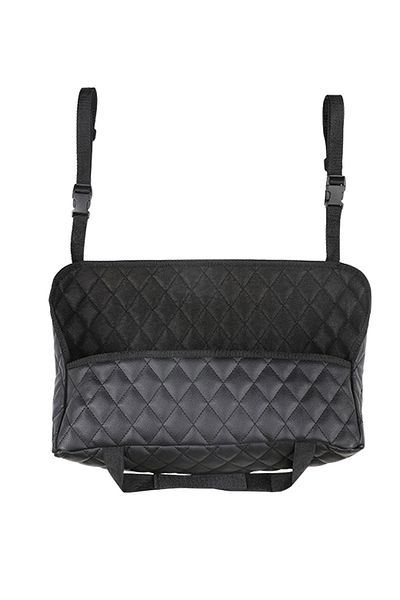 zola Organizator auto, suport pentru scaunul față, curea velcro, ușor de curățat, 27x39x12 cm, negru
