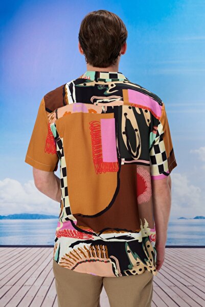 Loft Comfortable Cut Men's Shirt - Sleeves