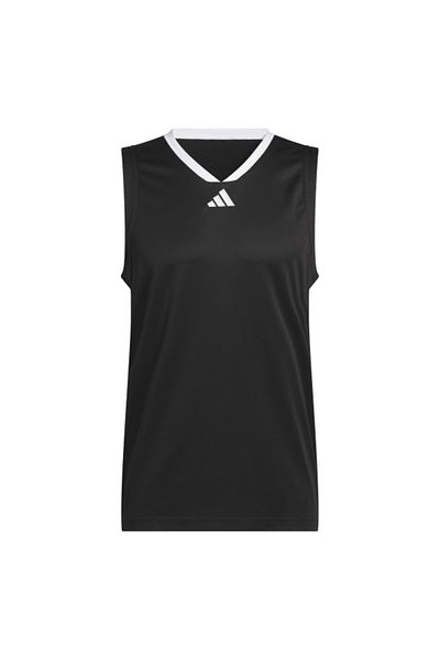 adidas Men's Basketball Sleeveless T-Shirt Tank Top 3-Stripes Tank Ji7574
