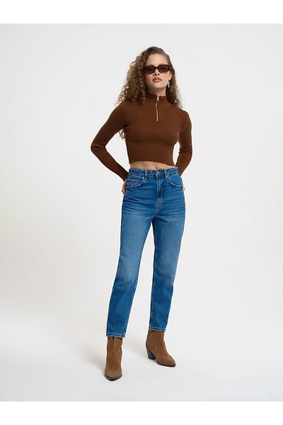 Loft Mom Regular Fit Women's Trousers