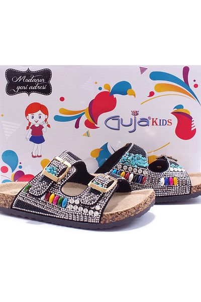 Guja Children's Stoned Mushroom Slippers (the Mold Is Smaller Than Size 1)