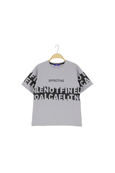 Atabay Kids Atabay 146-04-25 Men Tshi̇rt Effective Printed 13/16 Years