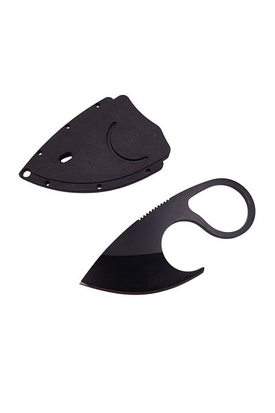 Depox Cuțit tactic de vânătoare IdeallStore®, Broken Trust, 8 cm, cuțit de lanț inclus