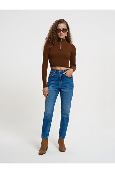 Loft Long Sleeve Crop Women's Blouse