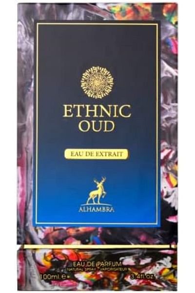 Maison Alhambra Ethnic Oud Perfume | Extrait de Parfum 100ml | by Maison Alhambra, Unisex