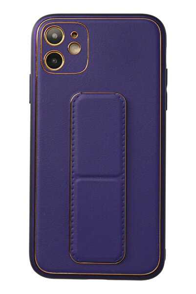 NewFace حافظة آيفون 12 من جلد كوكو - أرجواني 1492427709