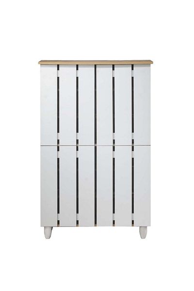 woodage Shoe Organization Cabinet with 5 Shelves and 4 Doors