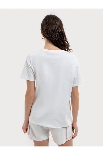 Loft Tricou de damă cu ajustare normală - mâneci