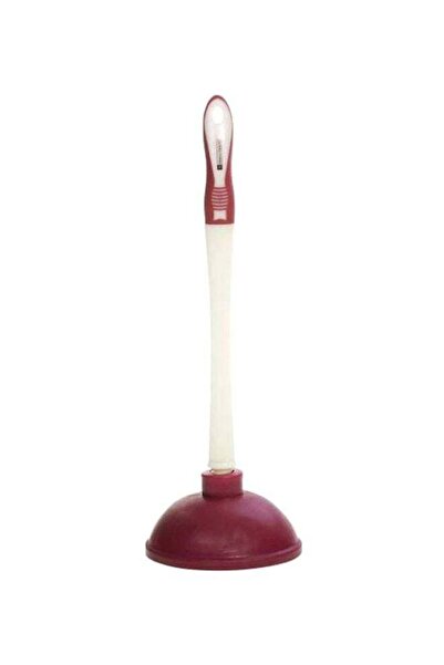 ROYALFORD Plastic Toilet Plunger White/Red 2x14x15cm