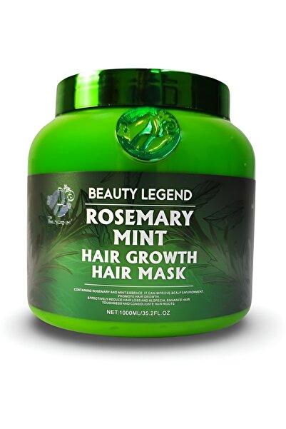 BEAUTY LEGEND قناع البيوتين العضوي لتعزيز نمو الشعر بنكهة إكليل الجبل والنعنا...