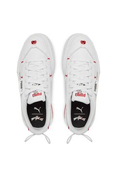 Puma adidași pentru fete 393906 albi