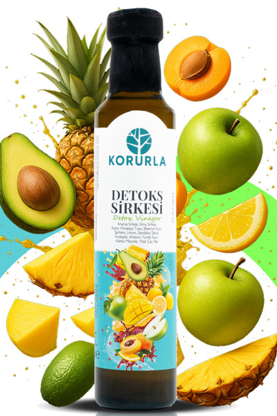 Korurla Detoks Sirkesi (DOĞAL FERMANTASYON) 250ml