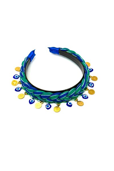 İkbal KARADENİZ YÖRESEL PULLU ÖRME SİYAH TAÇ