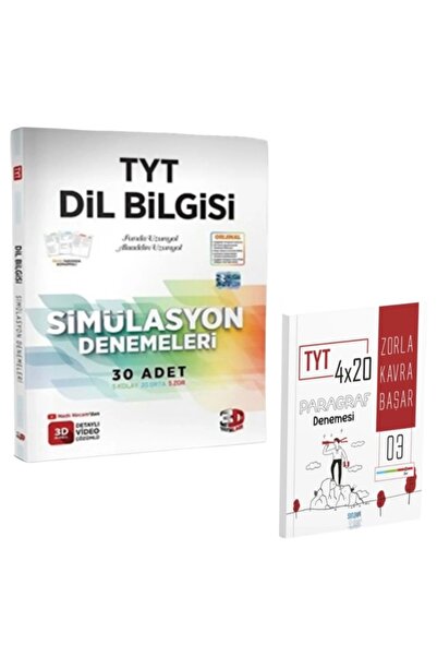 3D Yayınları 3D Yayınları Dil Bilgisi Deneme Ve Sınavadair Paragraf