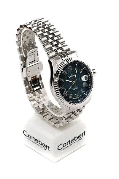 cortebert İsviçre Cortebert Safir Cam Erkek Kol Saati Laci