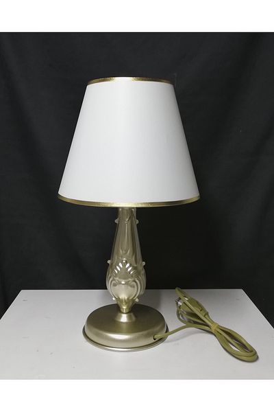 TEKAY AYDINLATMA Gold Lampshade Metal Leg Gold Lampshade Head 25 Diameter