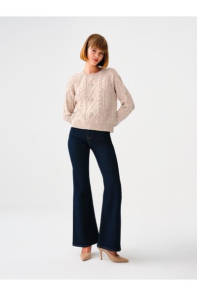 Loft Ecru Women's Sweater - Lf 2036977