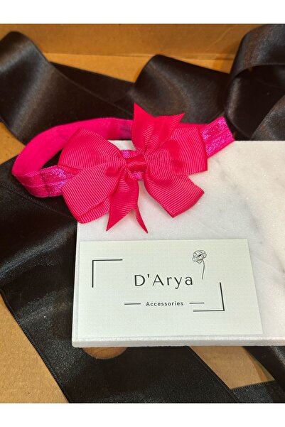 Darya D’Arya Fuchsia Pink Big Bow Baby and Girls' Hairband – Kawaii Korean St...