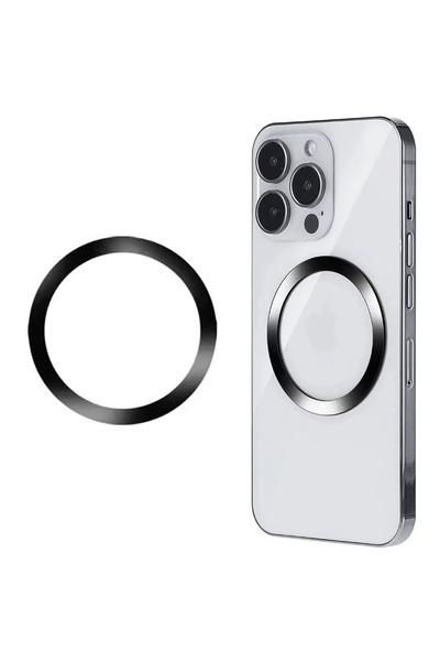 Forzacase iPhone 8 ve üstü Modeller ile uyumlu Metal Magsafe Halka Yüzük Ring...