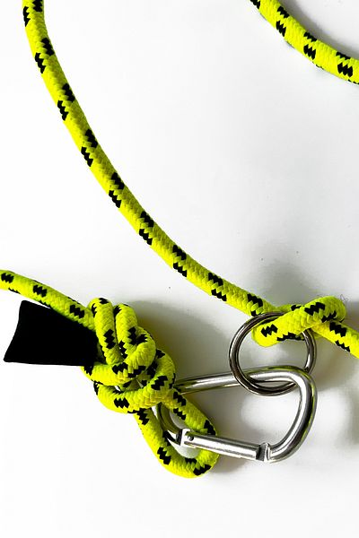 PETSWUU Neon Yellow Dog Hands Free Running and Walking Walking Strap Leash