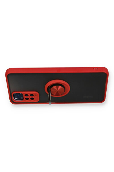 NewFace Xiaomi Redmi Note 11 Case Montreal Ring Silicone Cover - Red Sptgl