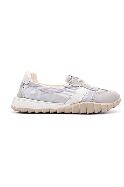 Tmall Pantofi sport pentru femei, material textil, D1378, argintii