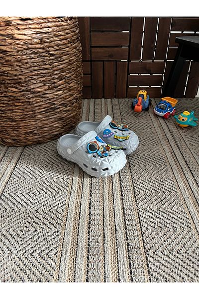 Behtah Kundura Fată Băiat Copil Închis în față Grădină Piscina Sandale de zi cu zi Papuci cu talpă anti-alunecare Noul sezon