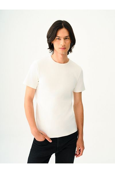 Loft Erkek Slim Fit тениска - Kollu