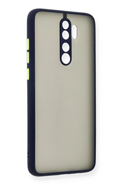 NewFace غطاء حماية سيليكون مونتريال لهاتف Xiaomi Redmi Note 8 Pro - أزرق داكن...