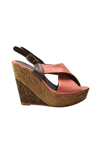 Onlo Ayakkabı Onlo Shoes LSP.0038 Sandale de damă cu toc înalt din piele naturală