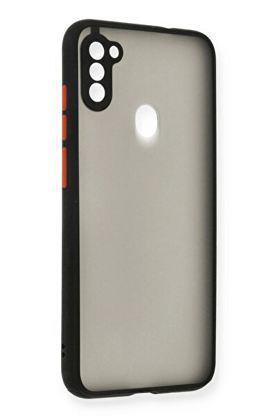 NewFace حافظة سامسونج جالاكسي A11 غطاء سيليكون مونتريال - أسود 1492044709