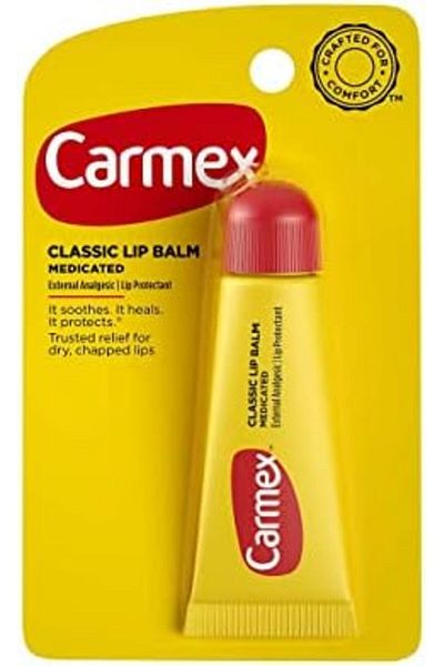 Carmex Classic Lip Balm External Analgesic - 10 ml, Single Pack