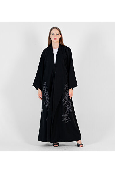 Rosette Abaya Black-R-202428