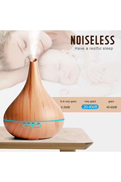 SMARTECH Difuzor de ulei esential, aromaterapie, umidificator de aer, rezervor 500ML, cu telecomanda