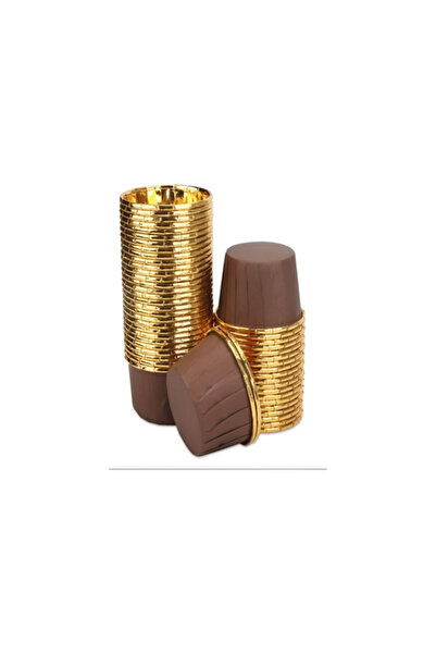 bizimevde Muffin Cake Mold 25 Pieces Cupcake Paper