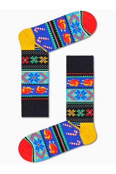 Shuttle Park Ειδική σειρά Happy Colorful Holiday Patterned Fun Design Style Socket Κάλτσες χωρίς ραφή