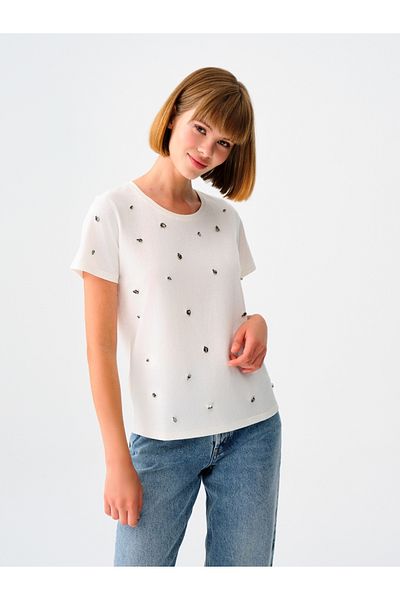 Loft Tricou de damă cu ajustare normală - mâneci