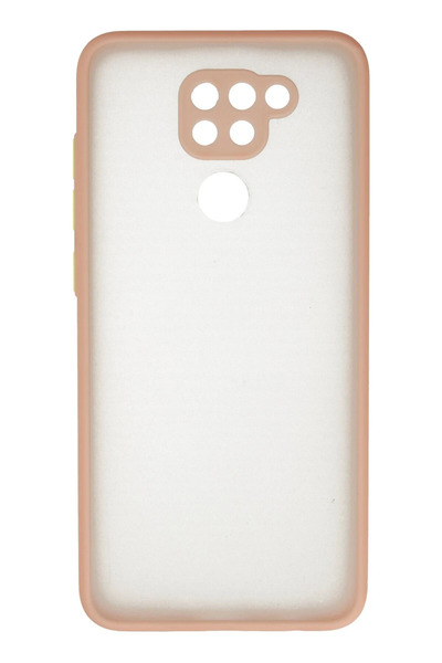 NewFace غطاء حماية سيليكون مونتريال لهاتف Xiaomi Redmi Note 9 - وردي DPMAH