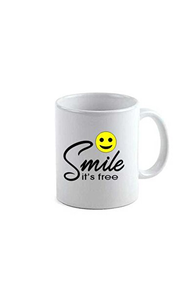 OEM Cană albă personalizată Smile, INNOVATIX®. 330ml