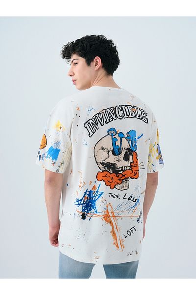 Loft Ανδρικό μπλουζάκι Oversize - Μανίκια