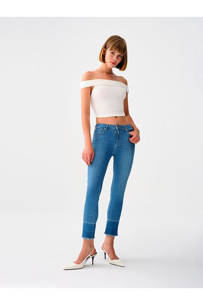 Loft Tricou Crop pentru damă - mâneci