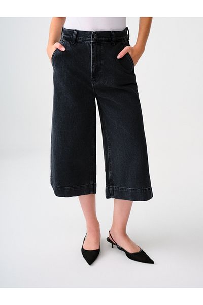 Loft Culotte Cropped Regular Fit Women's Trousers