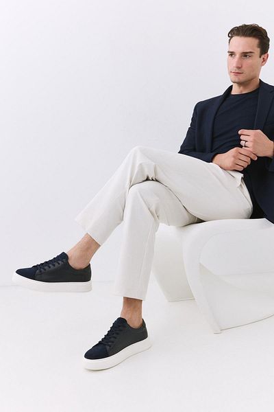 Yaya by Hotiç Marineblaue Herren Freizeitschuhe 02AYY 308450 A680