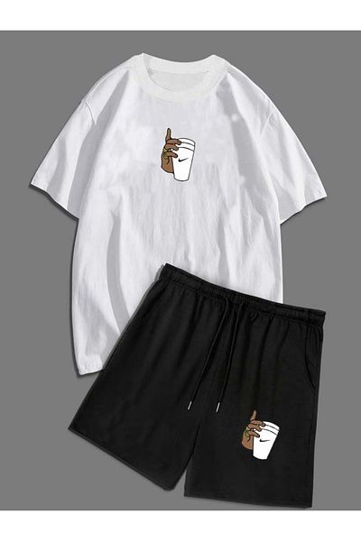 QWIM Shorts Tee Printed Suit