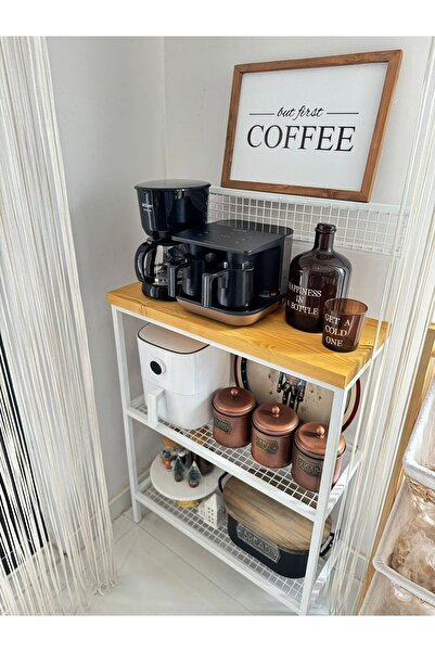 SVEB ATÖLYE Lüks Kahve Köşesi / Mutfak Rafı / Mutfak Bangosu / Çok Amaçlı Raf...