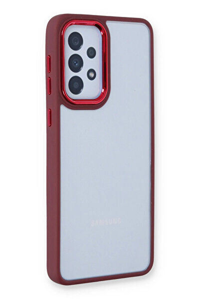 NewFace غطاء حماية دورا لهاتف سامسونج جالاكسي A53 5G - أحمر LZWDR