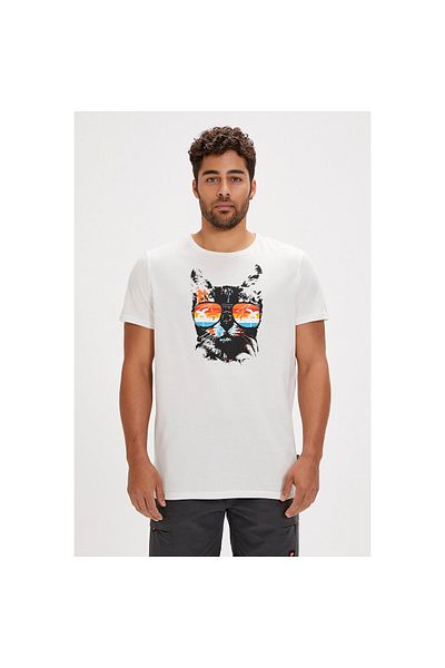 Bad Bear Manx Men's White T-Shirt 24.01.07.011-C04